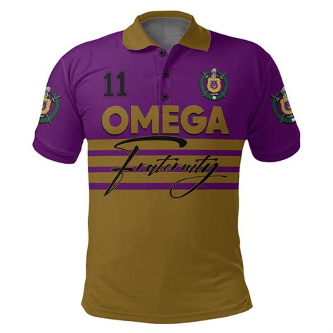 Fraternity Polo Omega Psi Phi Sporty Premium Polo Shirt Vergors Store