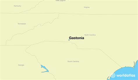 Where is Gastonia, NC? / Gastonia, North Carolina Map - WorldAtlas.com