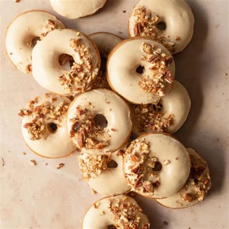 Maple Donuts With Maple Glaze Olives Thyme