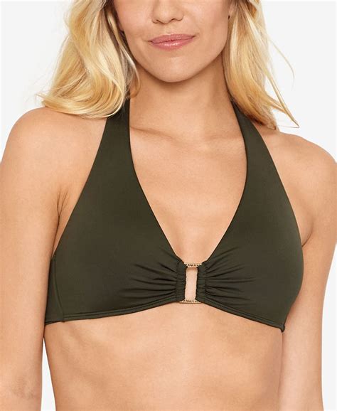 Lauren Ralph Lauren Beach Club Halter Bikini Top And Reviews Swimsuits And Cover Ups Women Macys