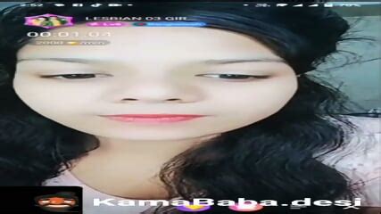 Two Lesbian Friends Record Their Porn During Live Show