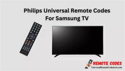 TV Universal Remote Codes | Updated 2023