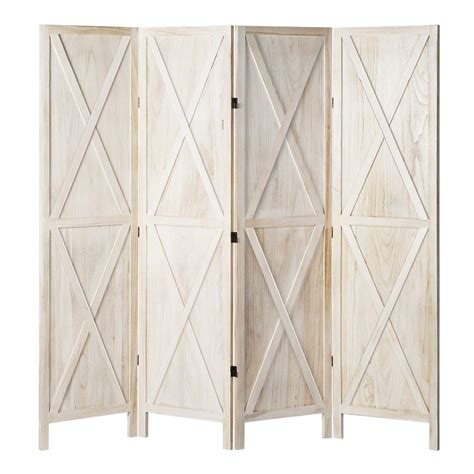 Buy Oneinmil Panel Wood Room Divider Ft Tall Folding Privacy