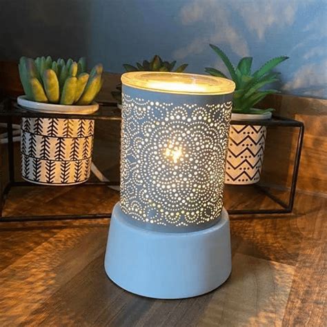 Aziza Mini Scentsy Warmer With Tabletop Base The Candle Boutique