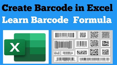 How To Generate Barcode In Excel How To Create Barcode In Excel