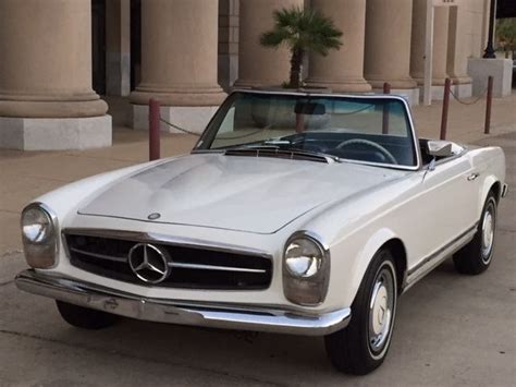 1965 Mercedes Benz 230sl W113 Pagoda Roadster Whiteblue Leather