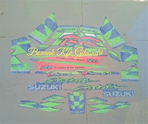 Jual Striping Sticker Stiker Body Bodi Suzuki Satria 120 2tak 2 Tak