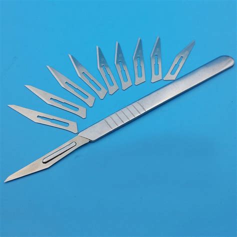 100 Scalpel Blades 11 With Free Handle Buy Online In Uae