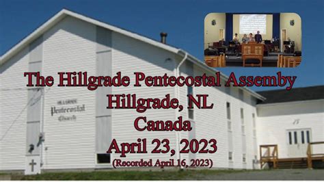 Hillgrade Pentecostal Assembly Service April Youtube