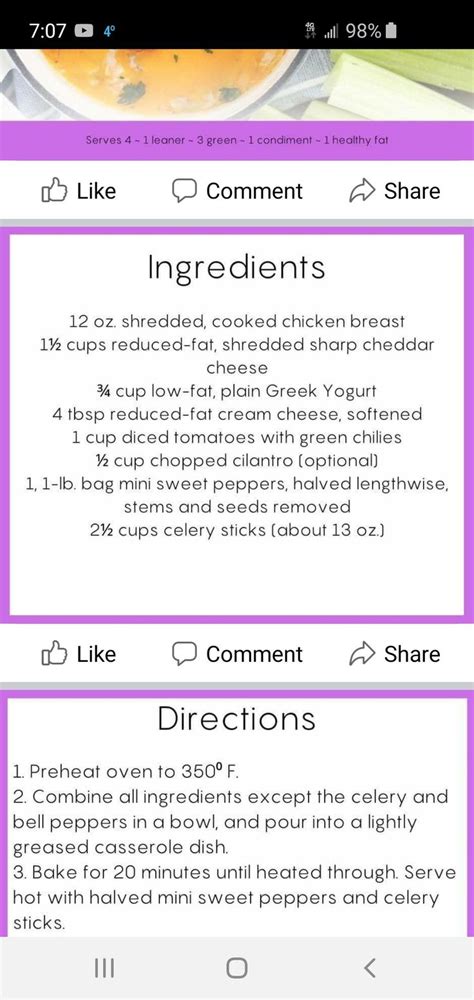 Pin By Pinner On Optavia Lean And Green Reduced Fat Cream Cook