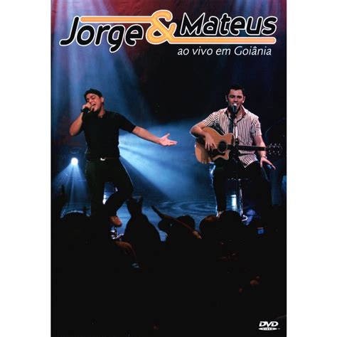 DVD JORGE E MATEUS AO VIVO EM GOIANIA ORIGINAL E LACRADO Shopee Brasil