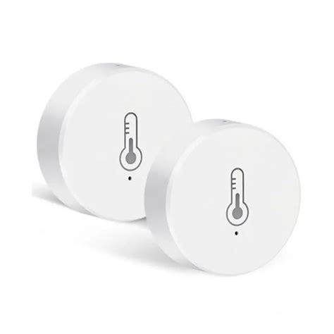 2шт Tuya ZigBee интеллектуальный датчик температуры и влажности ...