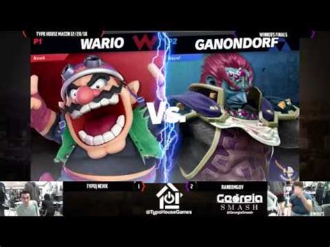 Smash Ultimate Tournament 12 25 18 Typo Newk Wario Vs RandomGuy