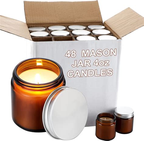 Amazon Jutom Pack Mini Mason Jar Candles Oz Small Lavender