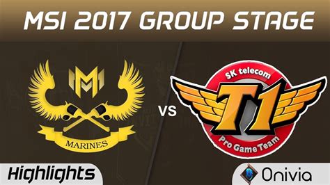 GAM Vs SKT Highlights MSI 2017 Group Gigabyte Marines Vs SK Telecom T1