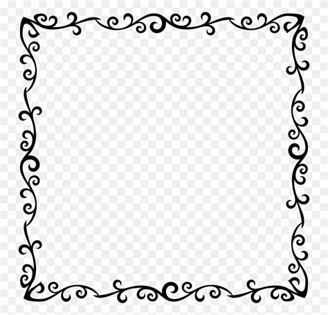 Left Frame Cliparts - Gothic Border PNG - FlyClipart