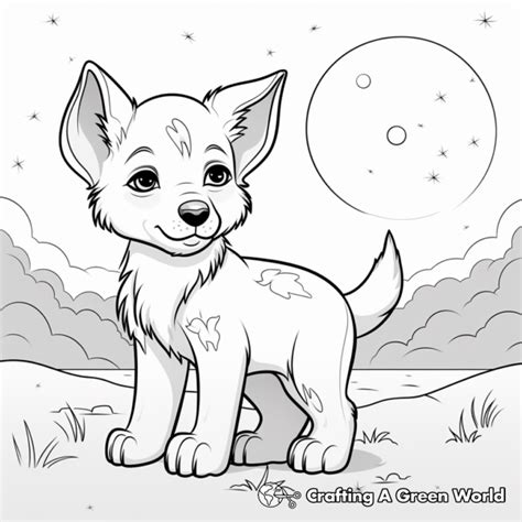 Wolf Pup Coloring Pages Free And Printable