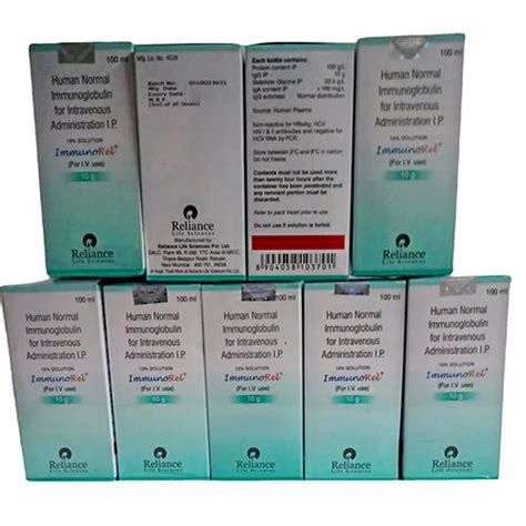 100 Ml Human Normal Immunoglobulin Injection Drug Type General