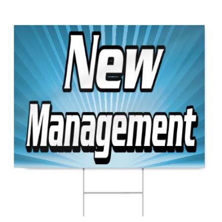 Under New Management Sign | SignsToYou.com