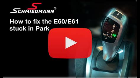 How To Fix BMW E60 E61 Shifter Stuck In Park By Schmiedmann YouTube