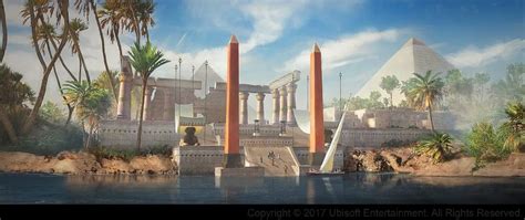 Ubisoft Assassins Creed Origins Art Blast Artstation Magazine