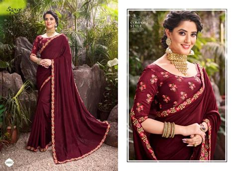 Novelty By Saroj Vichitra Silk Saree Designs For Festival Wear At Rs