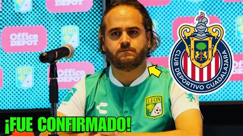 AHORA DIOS MÍO CONFIRMADO CHIVAS SORPRENDE CON TRANSFERENCIA