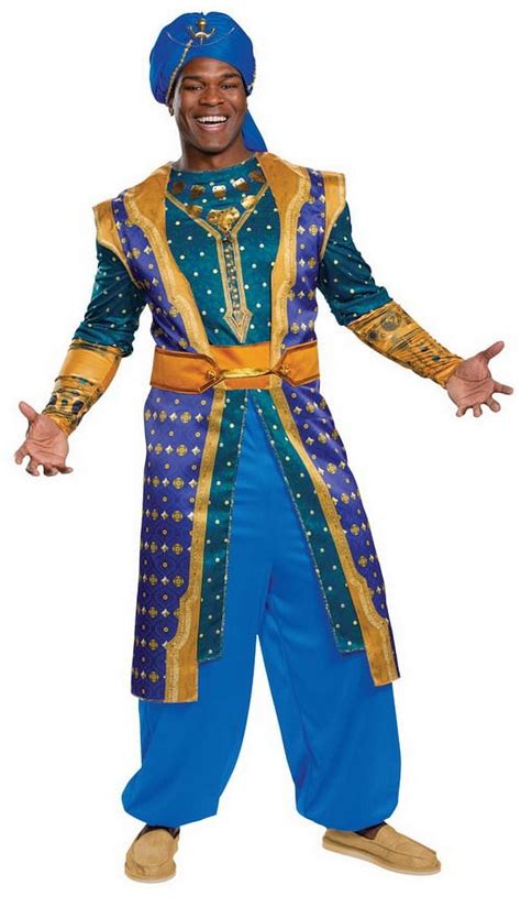 Free Shipping Genie Deluxe Teen Halloween Costume Aladdin Live