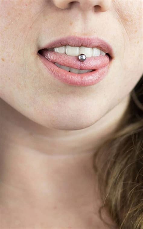 Piercing Sur La Langue Pour Femme Choix Prix Douleur Cicatrisation