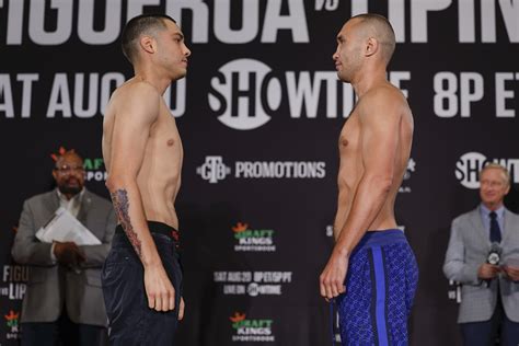 Photos Omar Figueroa Jr Vs Sergey Lipinets Weigh In