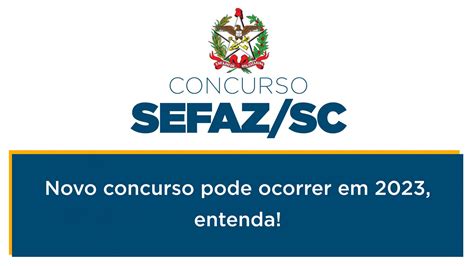 Novo Concurso Sefaz Sc Pode Ocorrer Em Rico Domingues