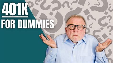 401k For Dummies A Beginners Guide To 401k Plans Youtube