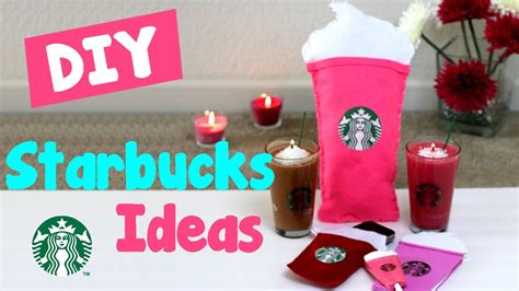 DIY Crafts 5 Easy Starbucks DIY Ideas Phone Case Pillow Candles