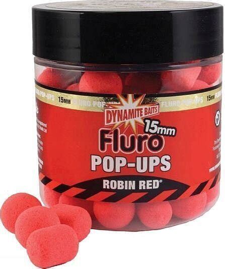 Dynamite Baits Fluro 15 Mm Robin Red Pop Up Muziker