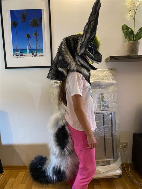 Furry Fursuit Dinomaska Komplet Warszawa Bemowo Olx Pl