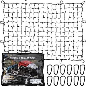 Amazon ANALIM Cargo Net For Pickup Truck Bed 4 X 6 Stretches To