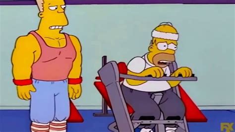 Homer Simpson Gym Motivation Youtube