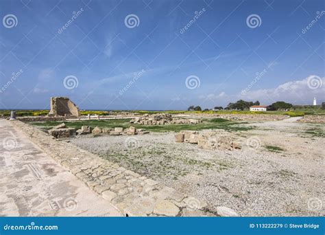 Paphos Archaeological Park - Cyprus Stock Image - Image of dionysos ...