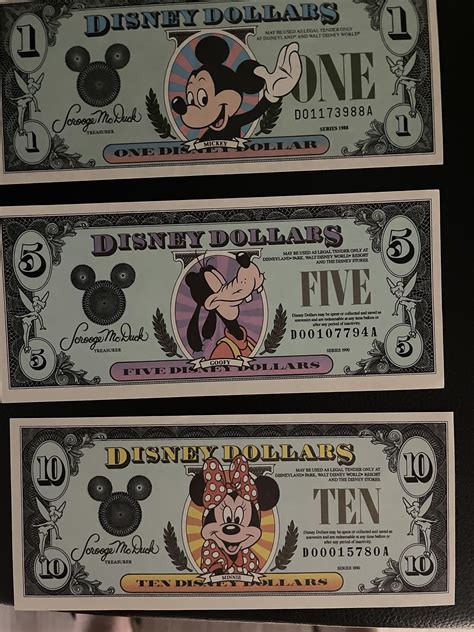 Do Yall Remember Disney Dollars Rdisneyland