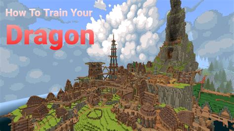 Minecraft How To Train Your Dragon Map Review Youtube