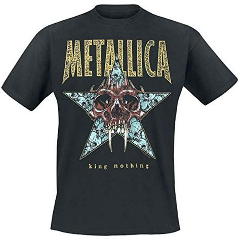 Metallica Metallica T Shirt King Nothing Band Logo Official Mens