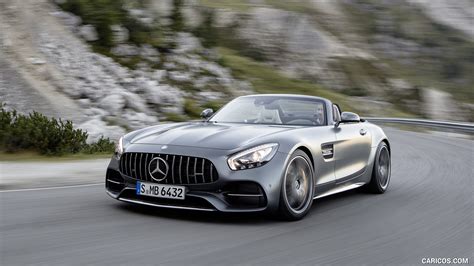 2018 Mercedes AMG GT C Roadster Color Designo Selenit Grey Magno