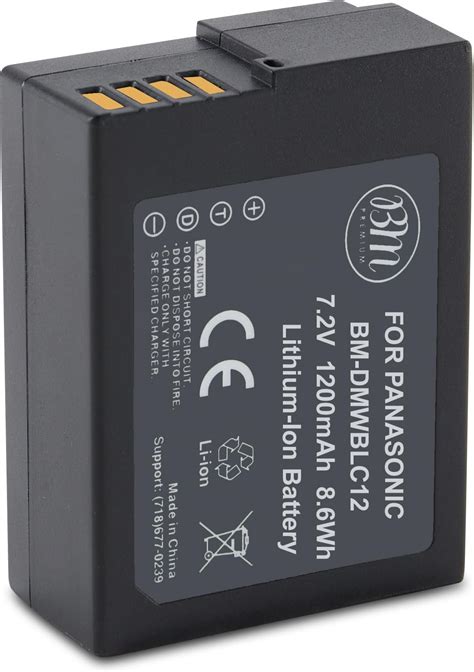 Amazon BM Premium High Capacity DMW BLC12 Battery For Panasonic