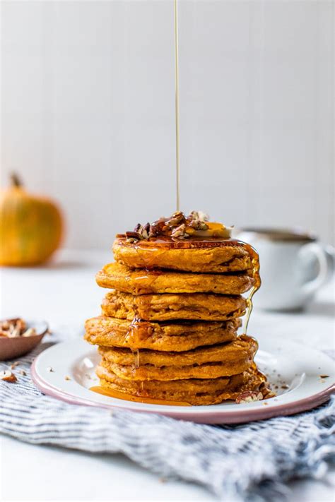 Healthy Pumpkin Pancakes Easy And Fluffy Wellplated