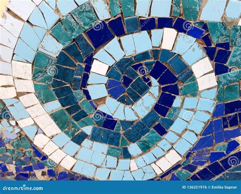 Mosaic Spiral Stock Photo Image Of Mosaic Small Wall 136321976