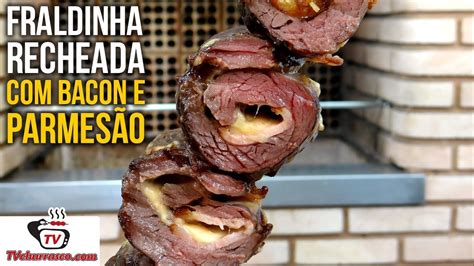 Como Fazer Fraldinha Recheada Bacon E Parmes O Fraldinha Enrolada