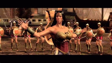 Injustice Gods Among Us Cinematic Cutscenes Chapter 11 Wonder Woman Youtube