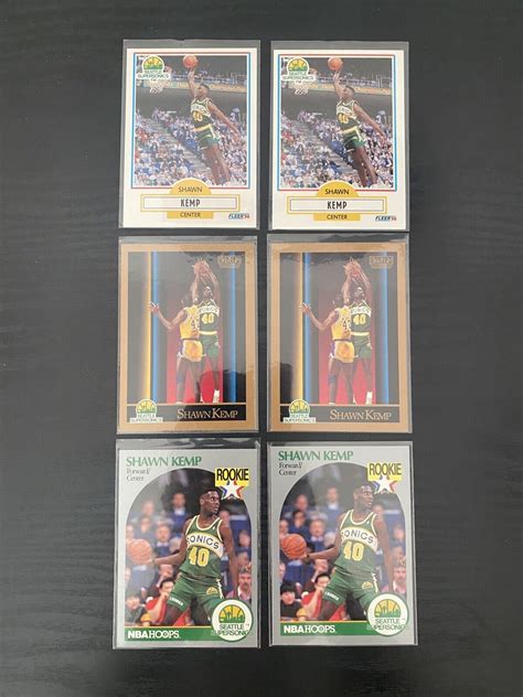 Shawn Kemp Rookie Card Lot X6 Ebay