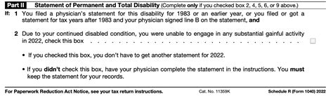 Schedule R Form 1040 Credit For The Elderly Or Disabled