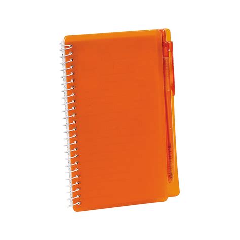 Orange Spiral Notebooks With Pens Pen Sets Spiral Notebook Pen